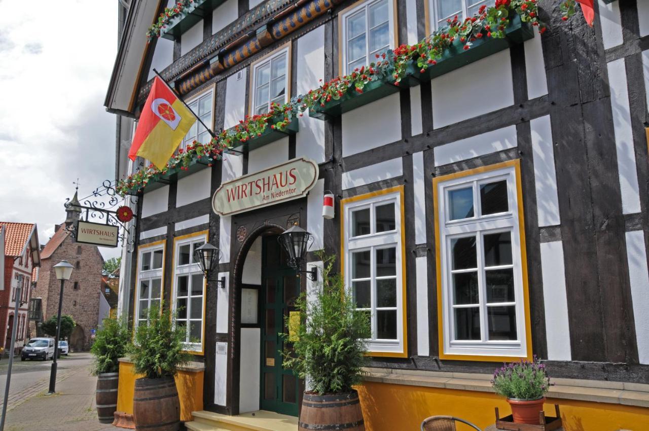 Отель Wirtshaus Am Niederntor Бломберг Экстерьер фото